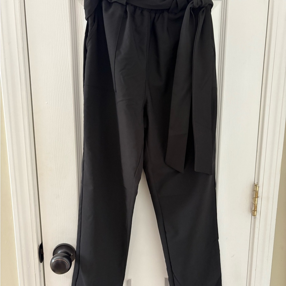 🟩 3/$15 Grace Karin Black High-Waisted Pants